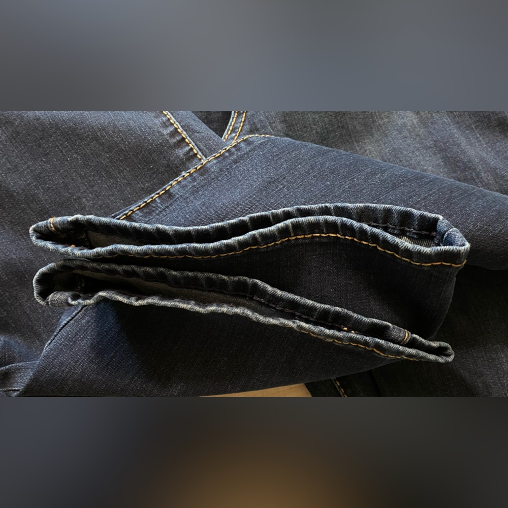 Seven7 Rocker Slim Boot Jeans in Deep Indigo - Picture 7 of 11